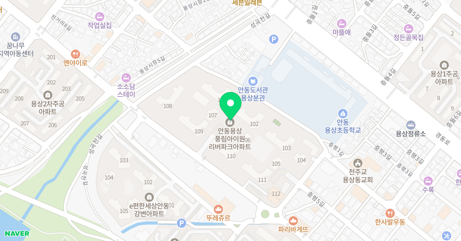 초중등 수학전문 푸르넷 위치