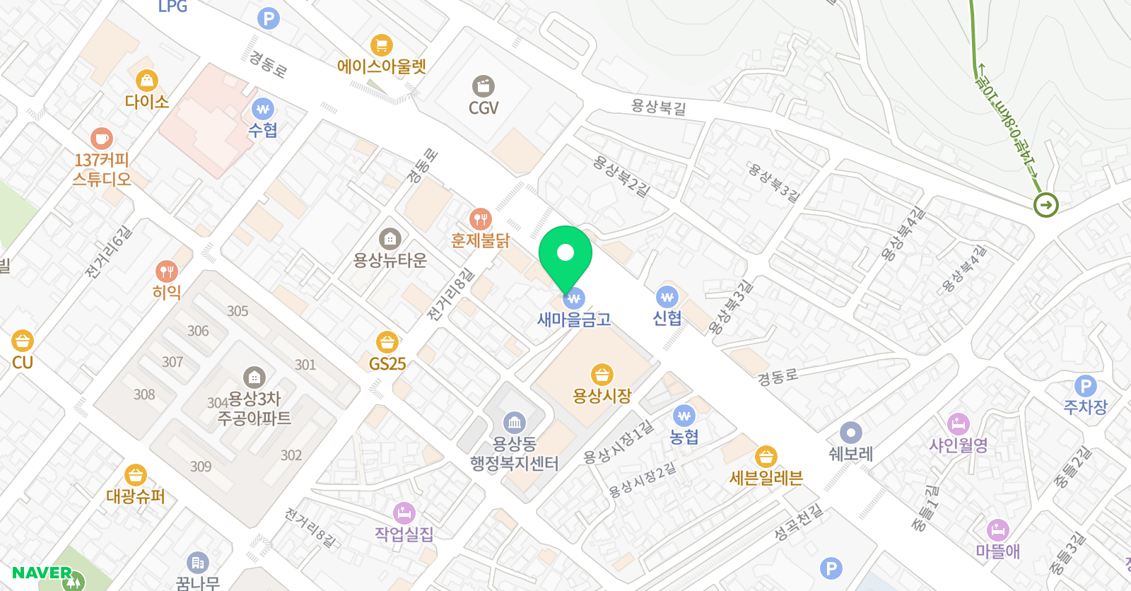 엠베스트SE 명품점 위치