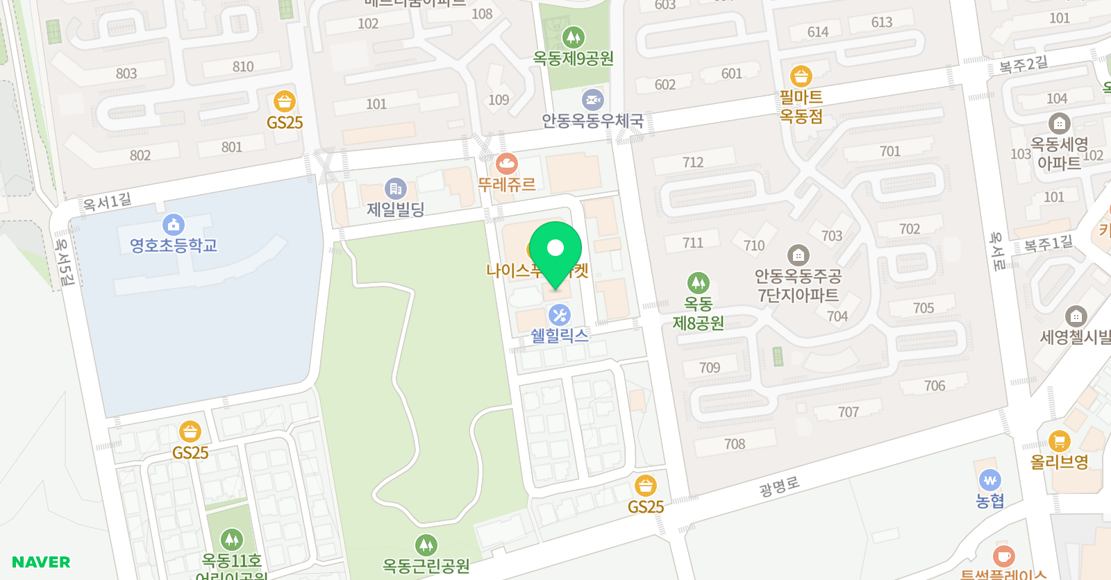 베니씨영어학원 위치