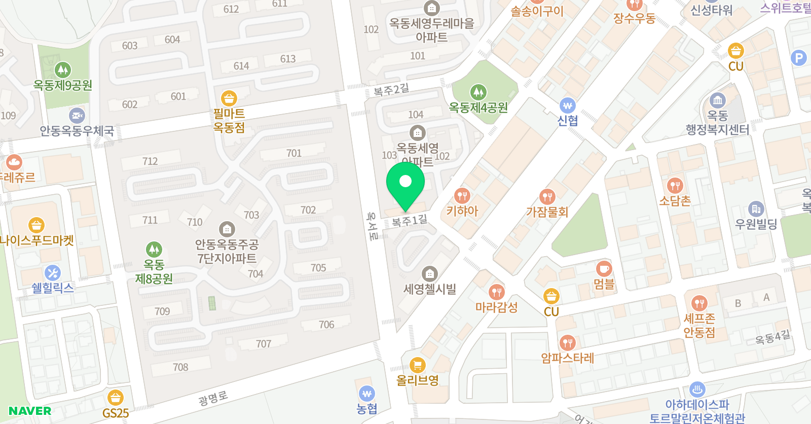 매쓰플랜 수학학원 위치