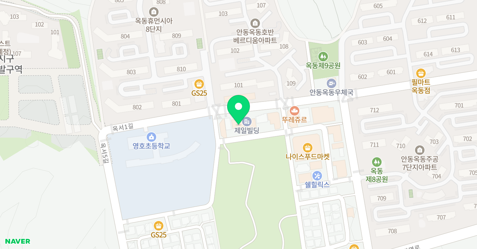 스마트해법 수학 학샘 수학학원 위치