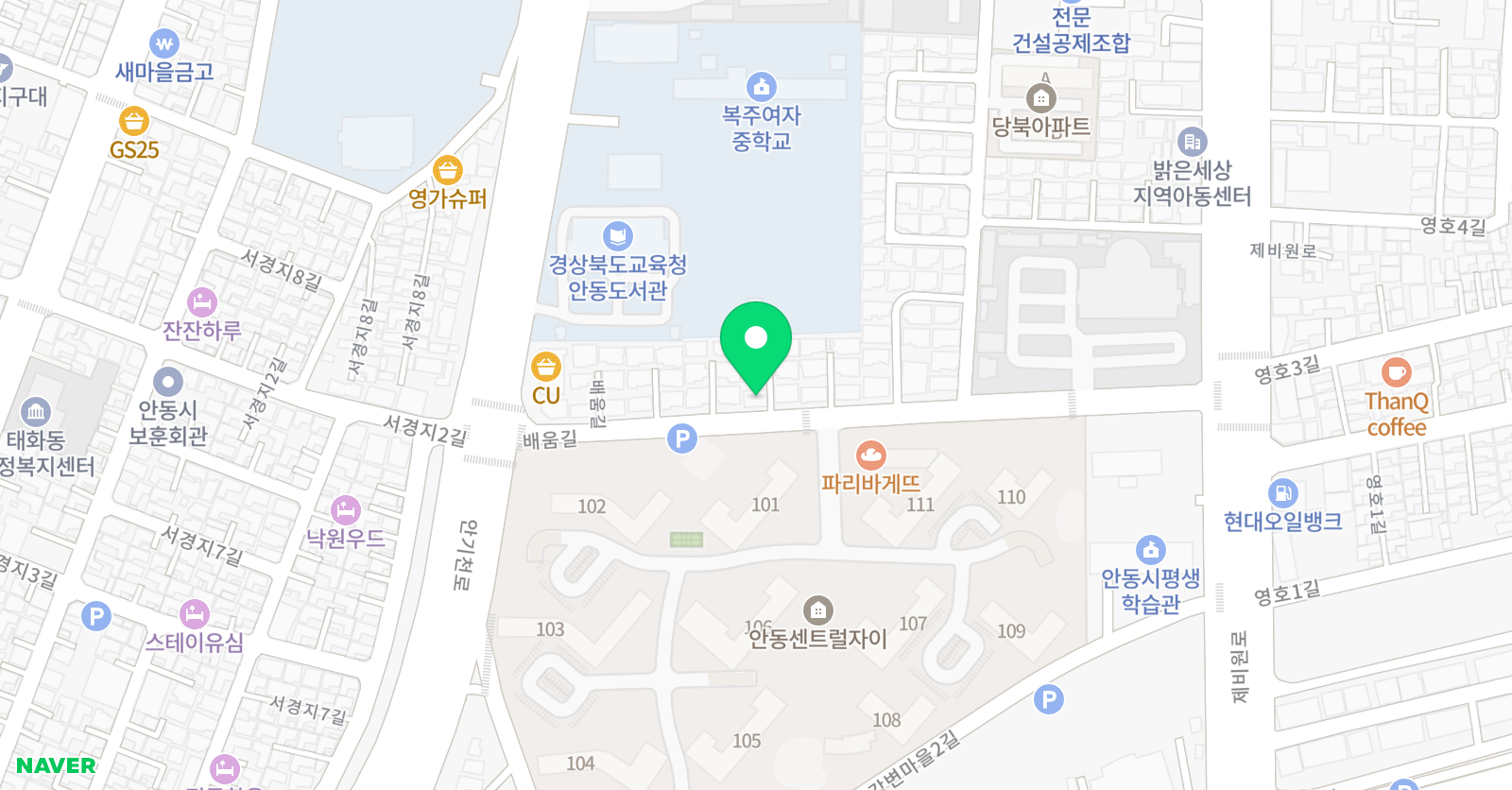 주니어에이클래스 학원 위치