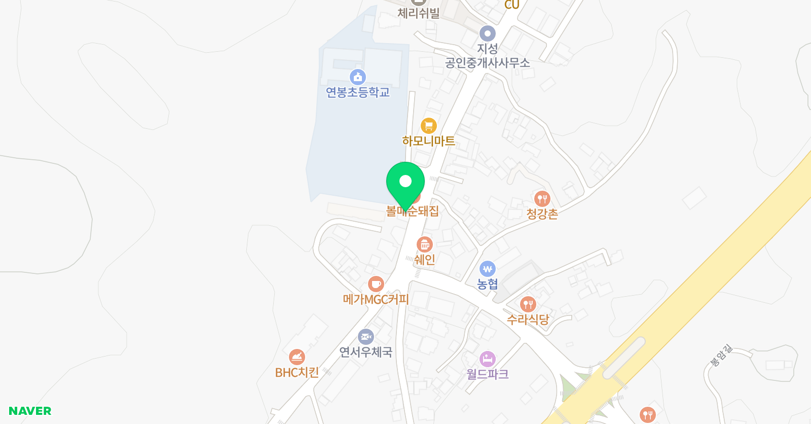 더채움 학원 위치