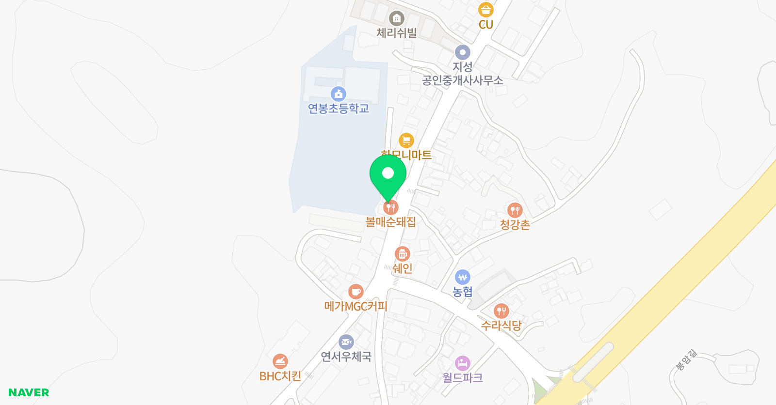 꿈드림 영어수 전문학원 위치