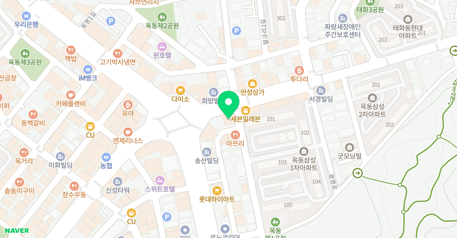 이화 영어전문학원 위치