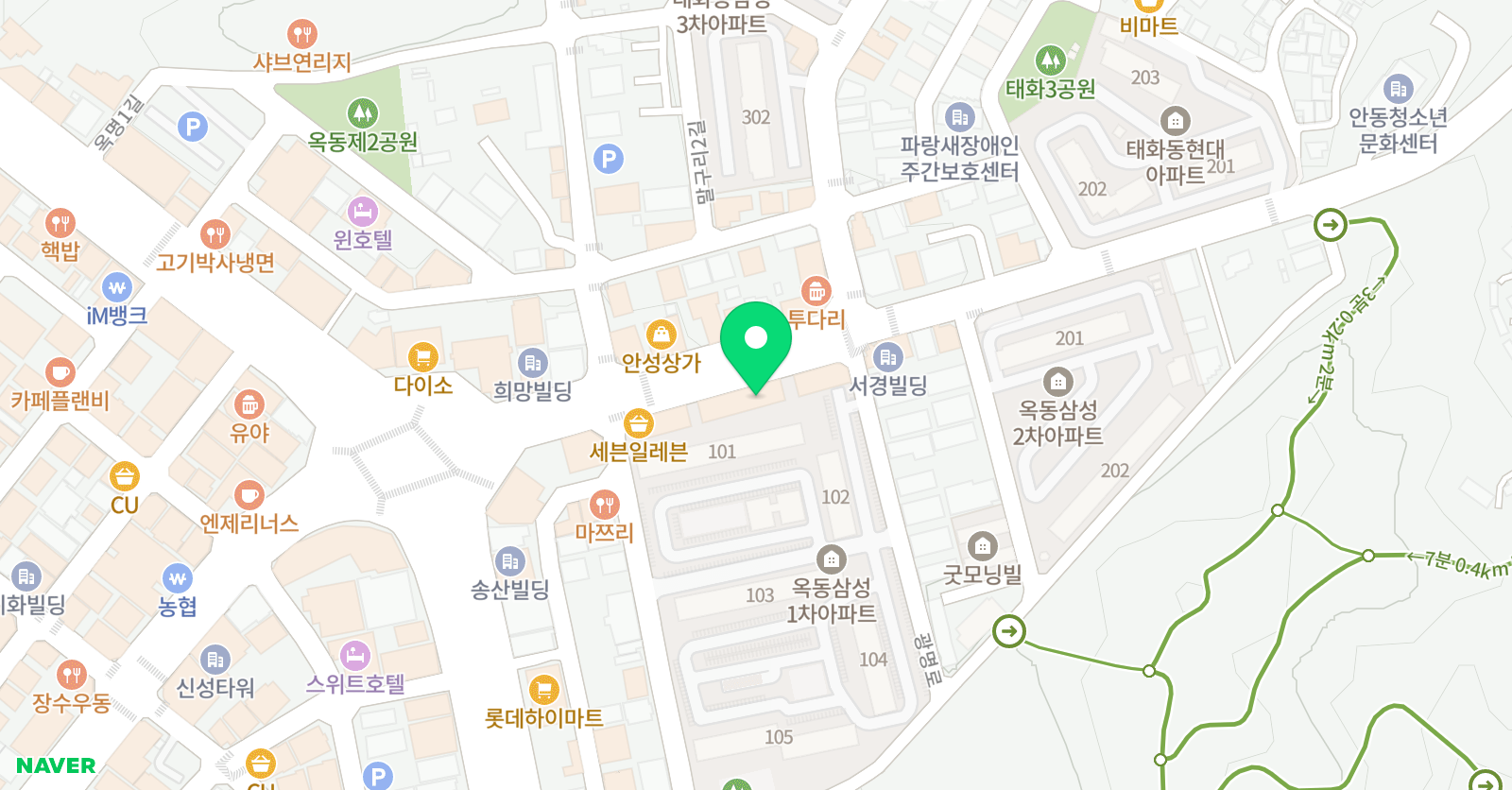 로보티즈키즈랩 옥동점 위치