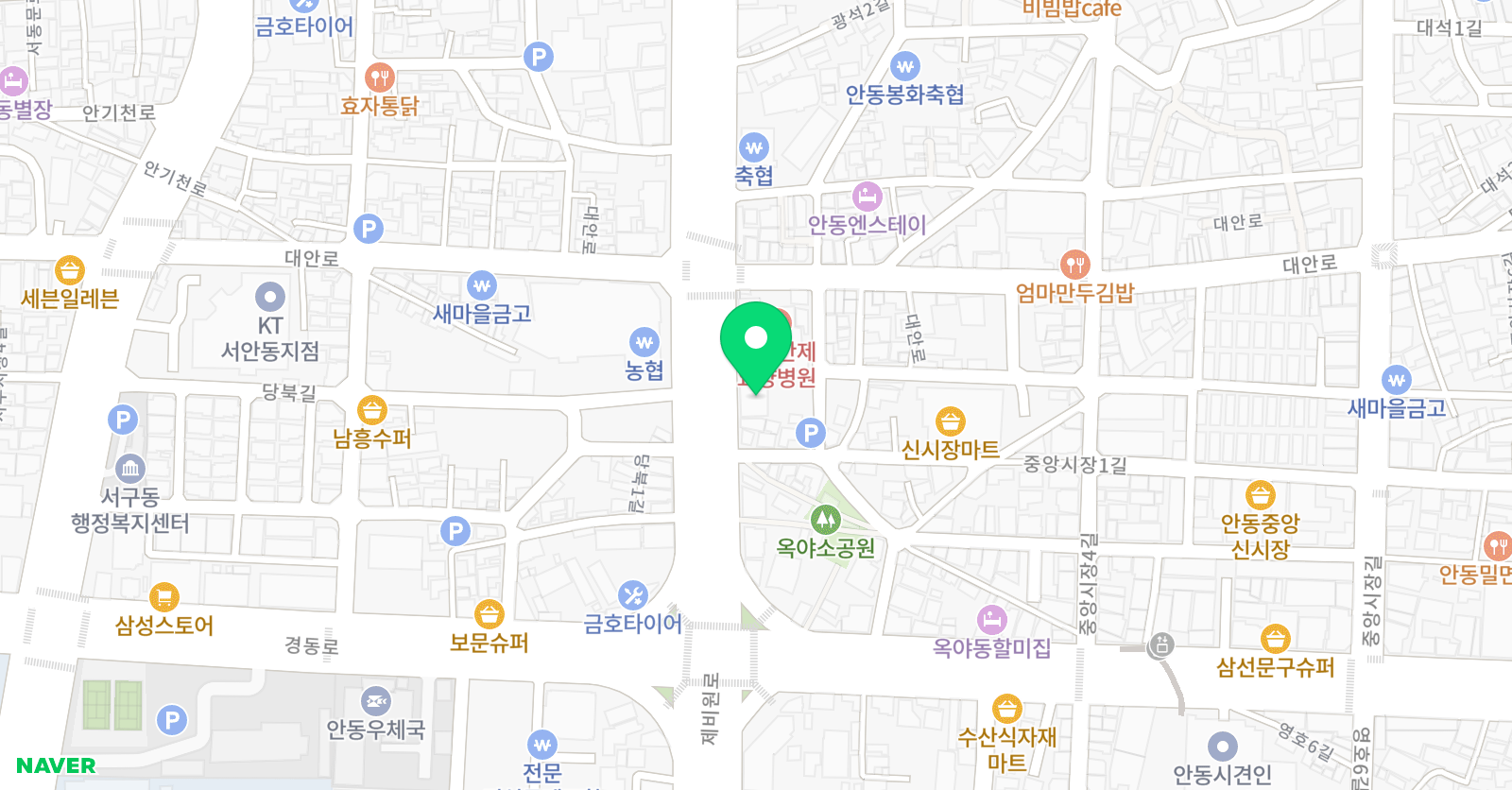 푸르넷 공부방 남안동지점 위치