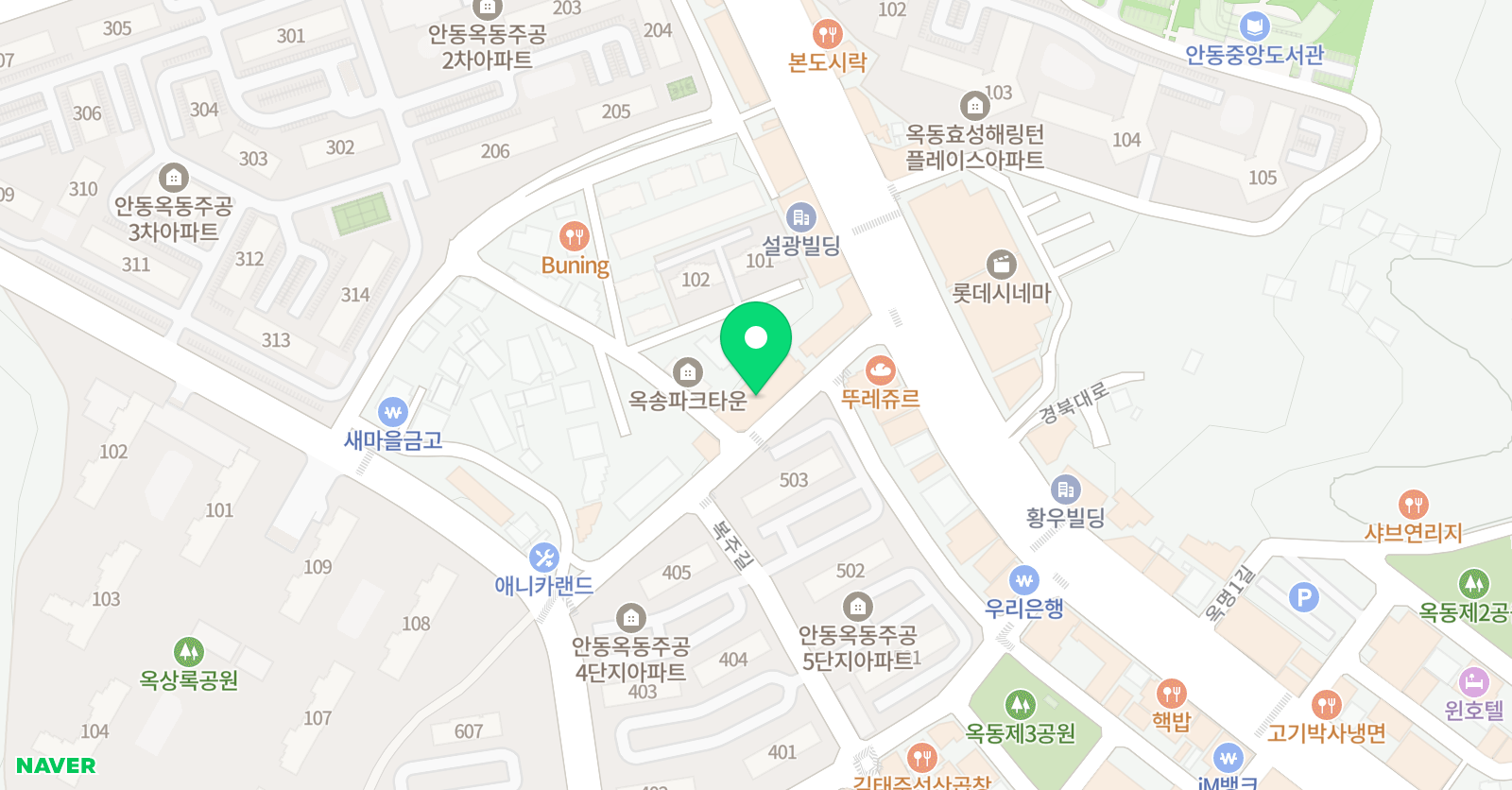 K 스포츠클럽 위치