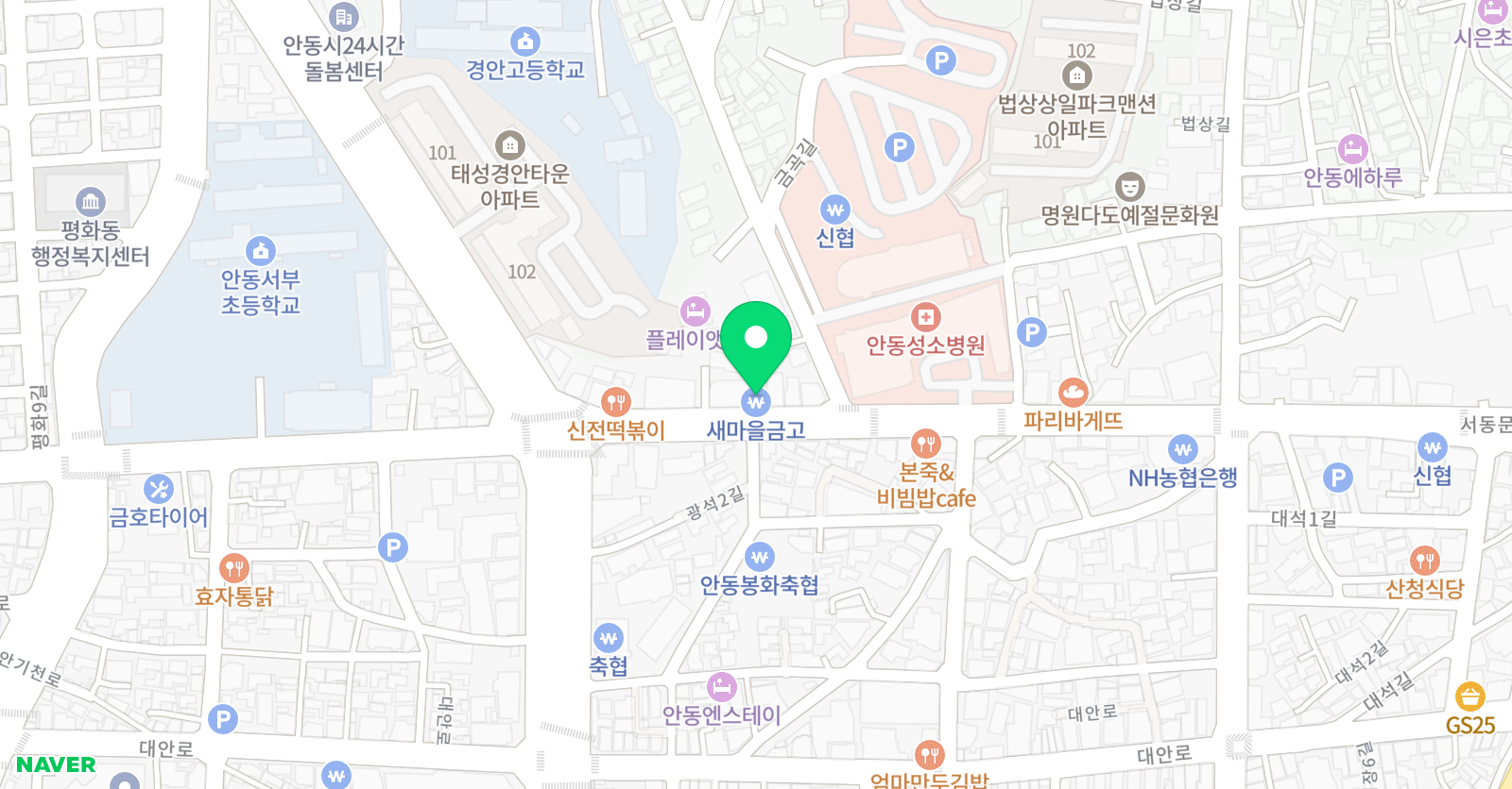 수학으로 보는 세상 학원 위치