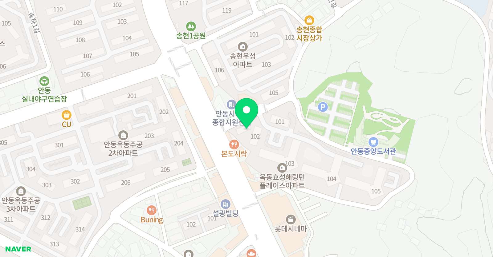 놀작마이아트 효성라움키즈센터 위치