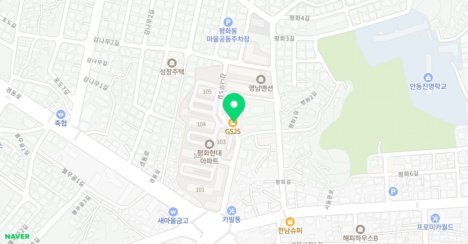 COREMATH 수학전문학원 위치