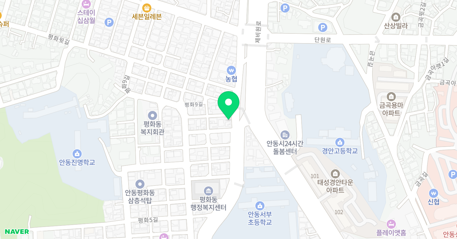 리드인 안동서부점 위치