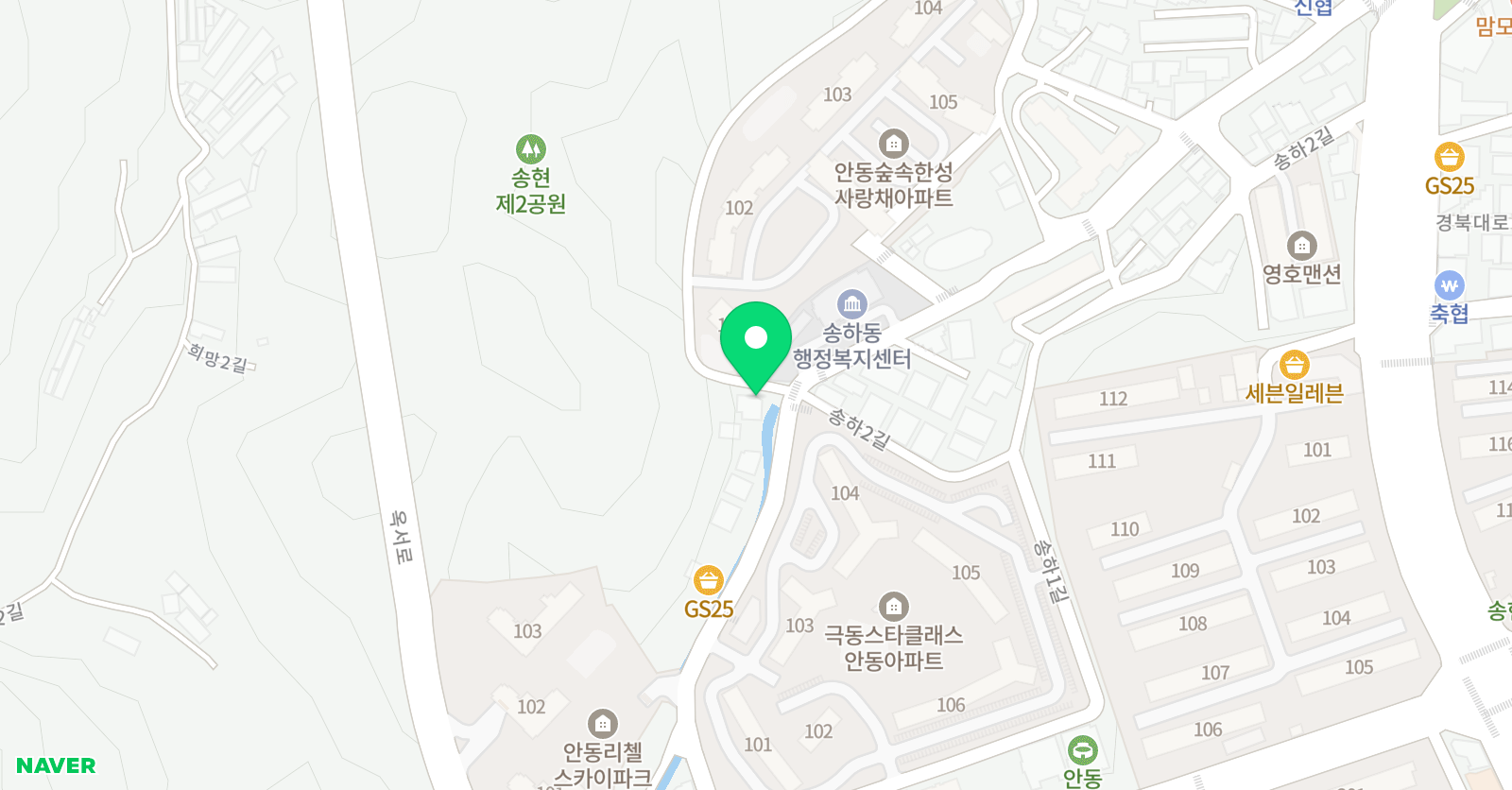 태사랑 태권도 위치