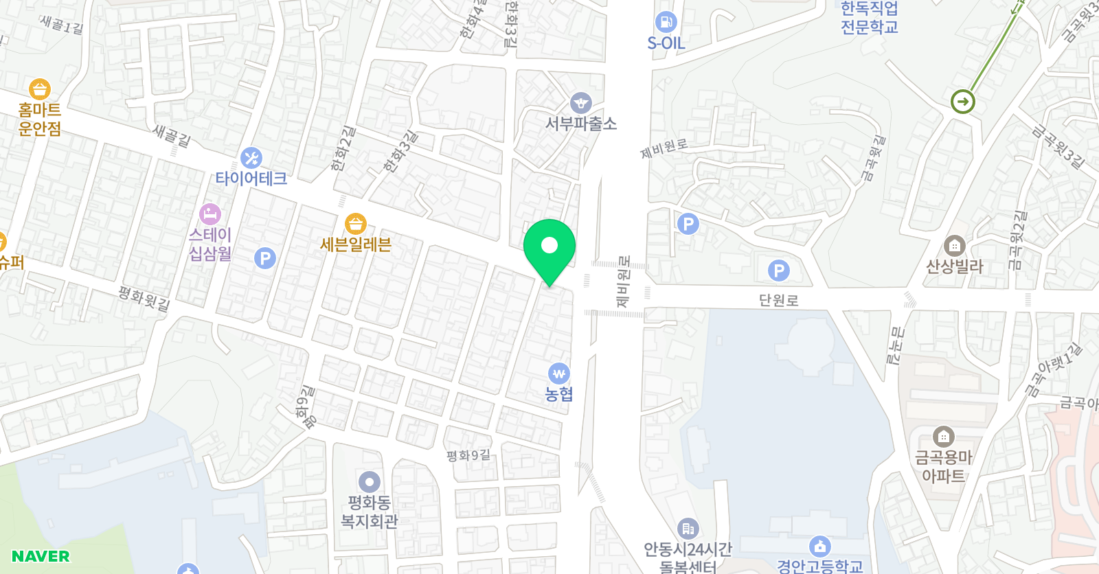 트리니티 영어 위치