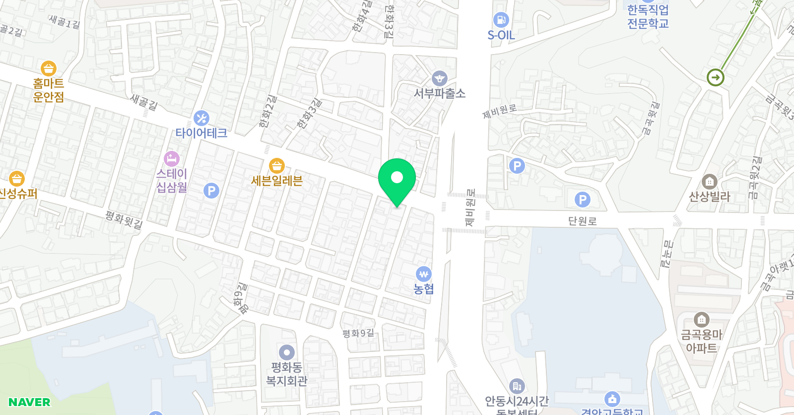 한우리 독서토론논술학원 위치