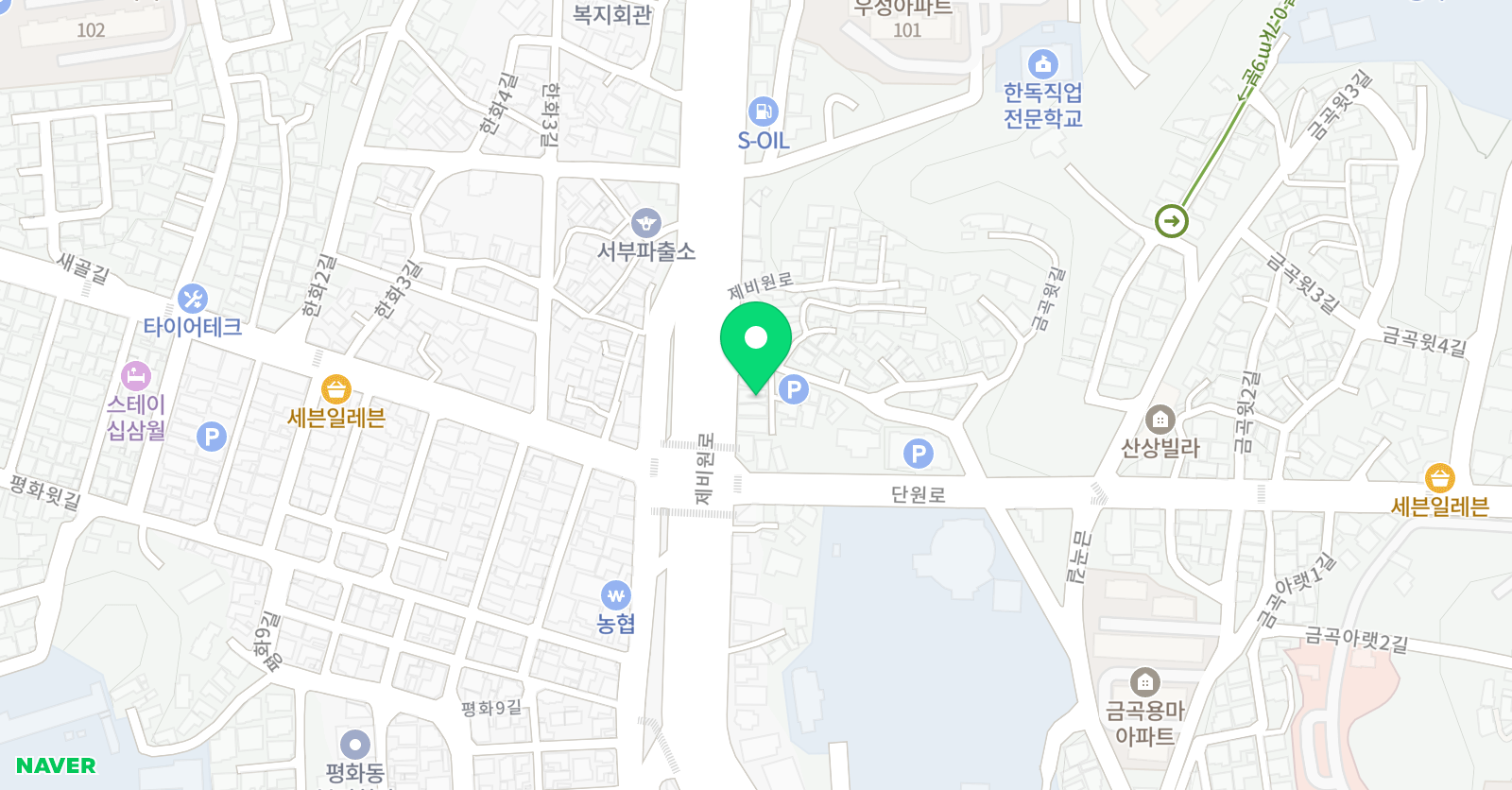 보듐 영어전문학원 위치
