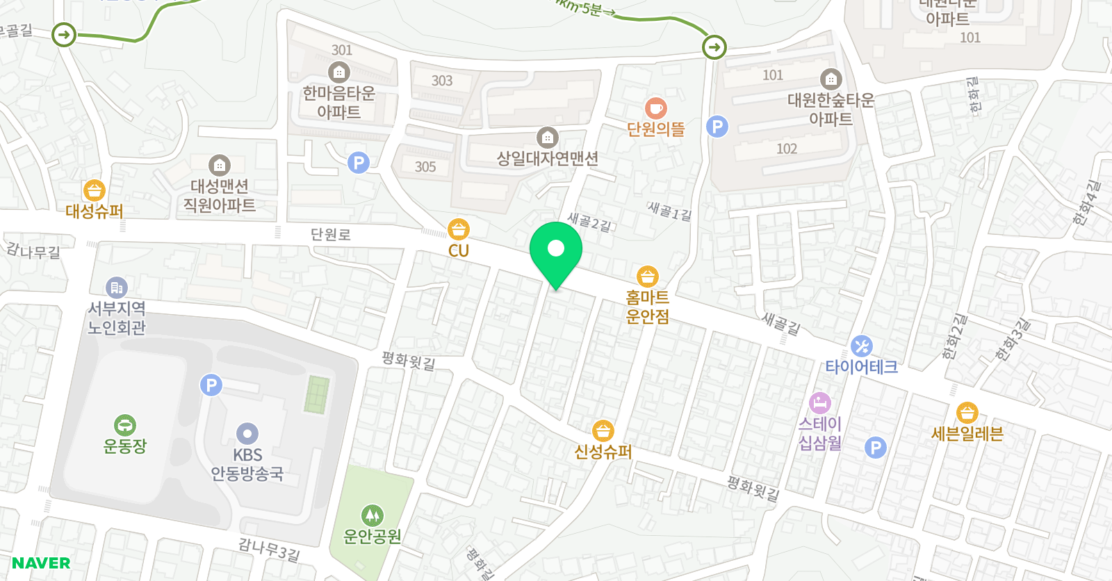 나라 태권도 체육관 위치