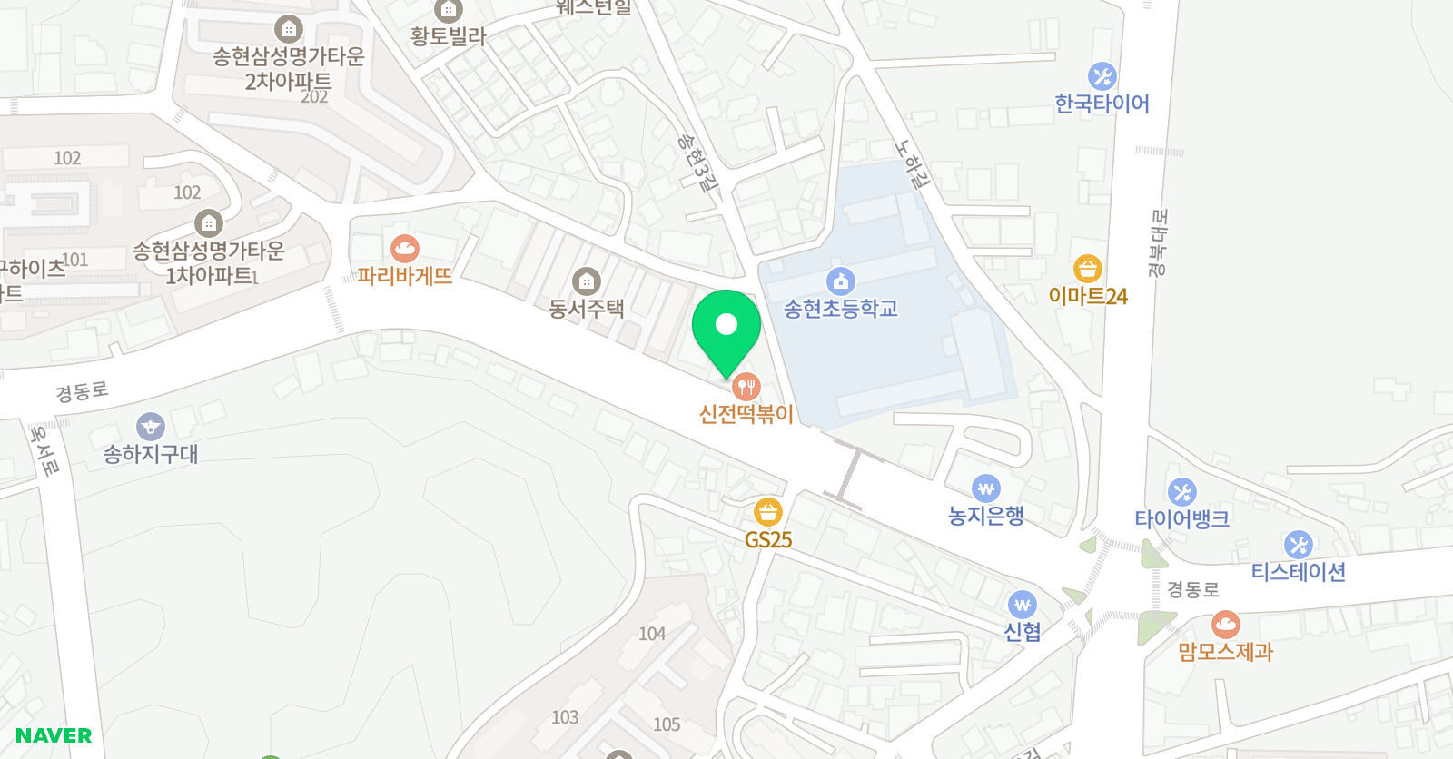동그라미 미술학원 위치