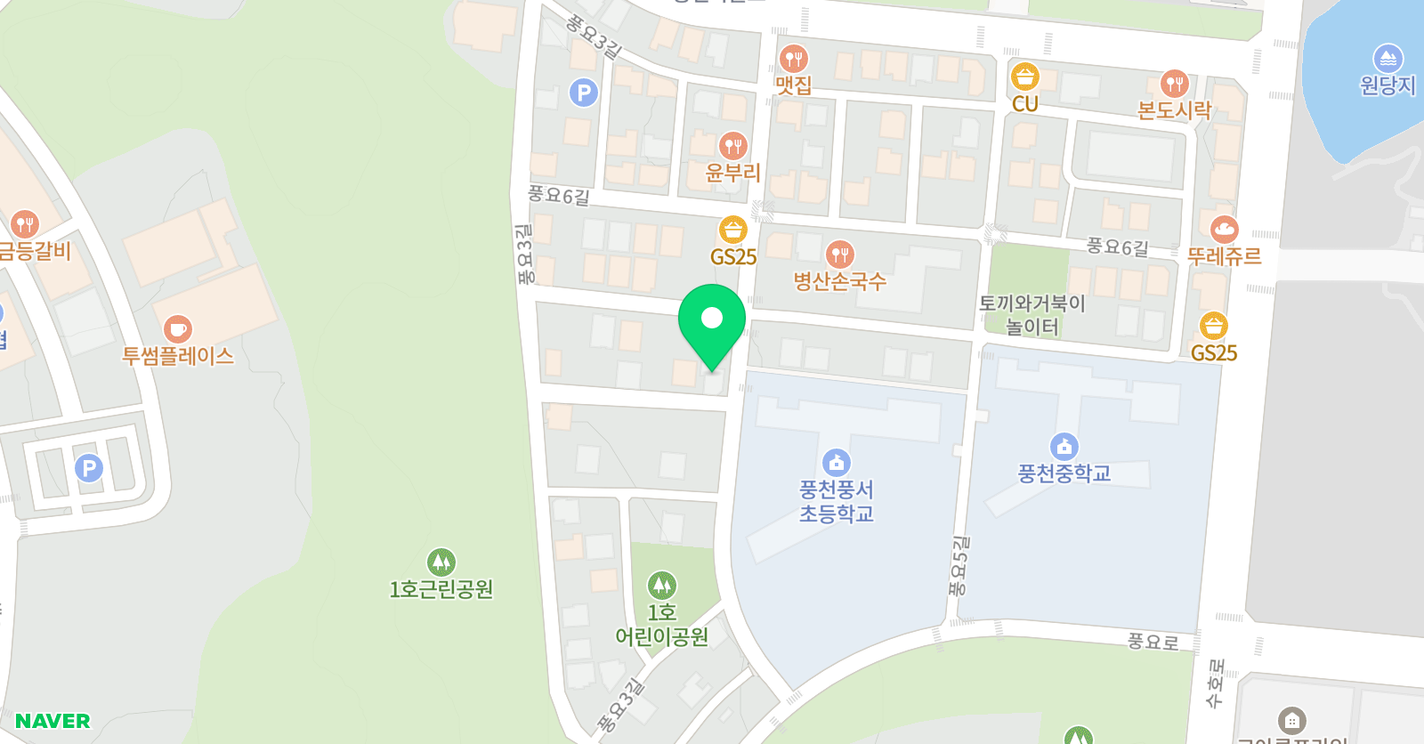 삼성영어셀레나 풍천교실 위치