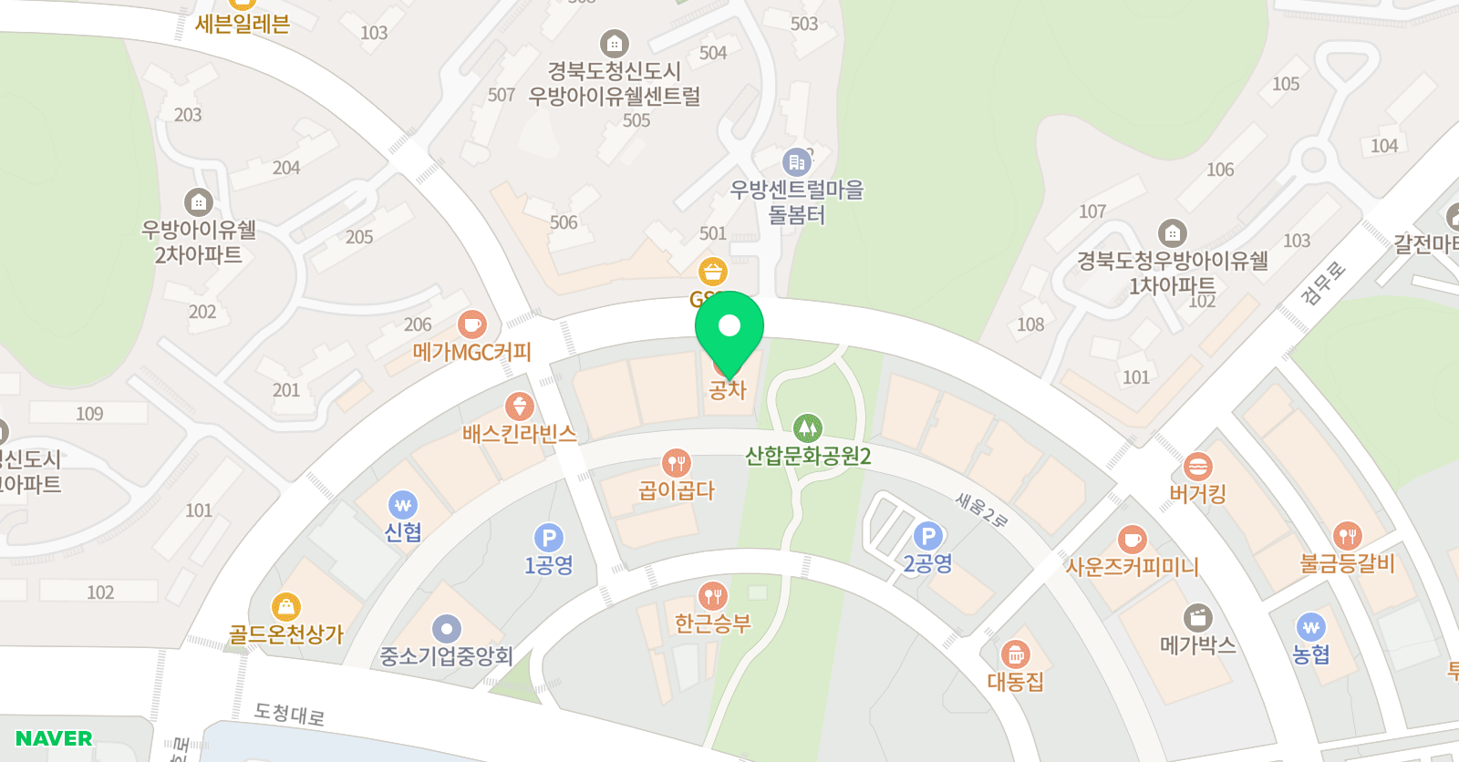 마음을그리다 도청점 위치