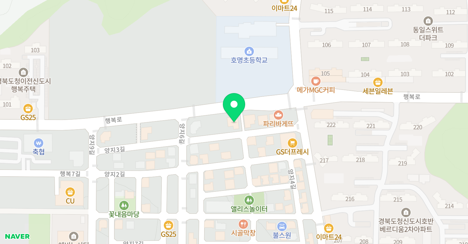 울림 피아노음악학원 위치