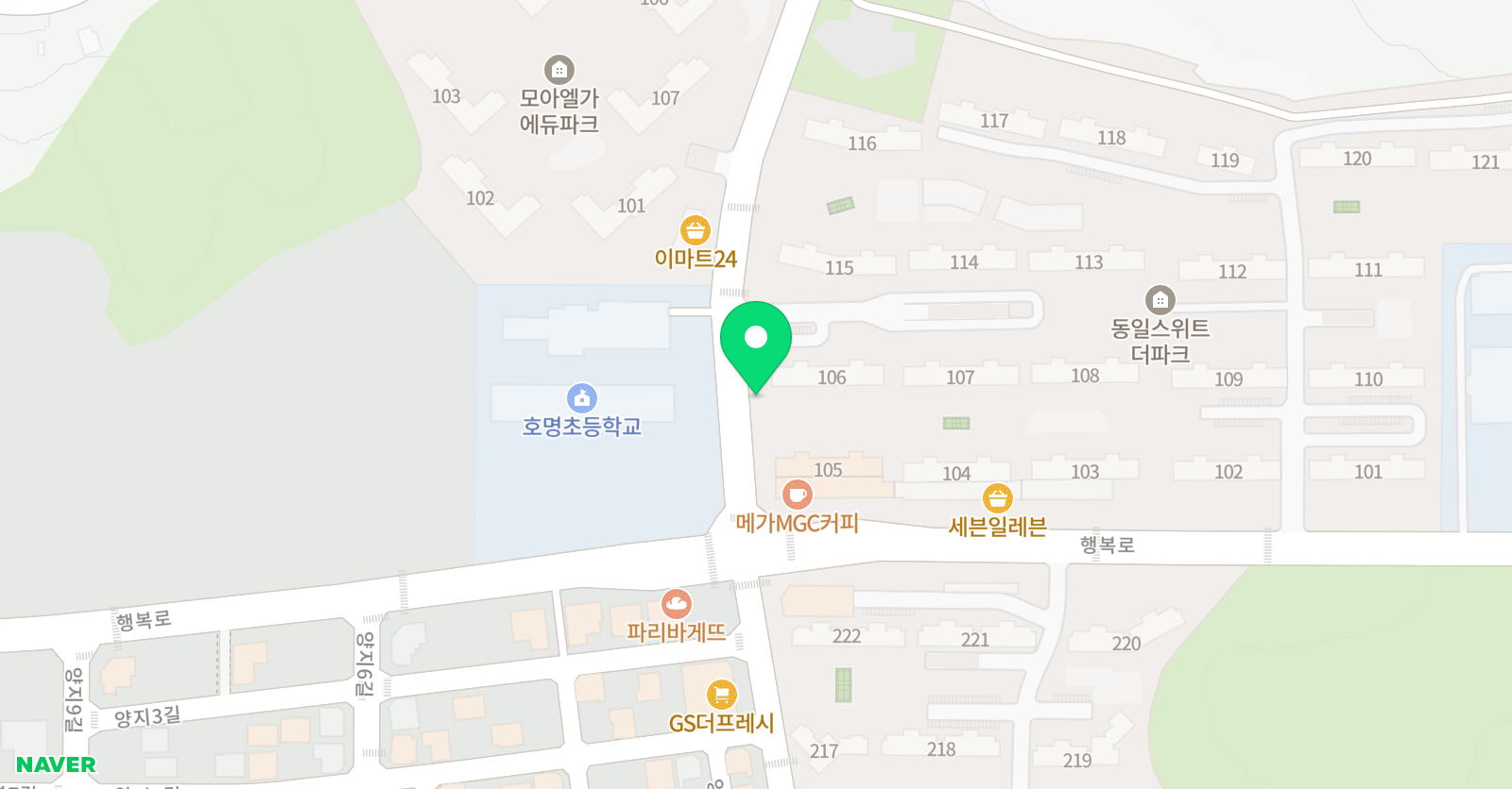 차 수학 잉글리시아이 금터 학원 위치