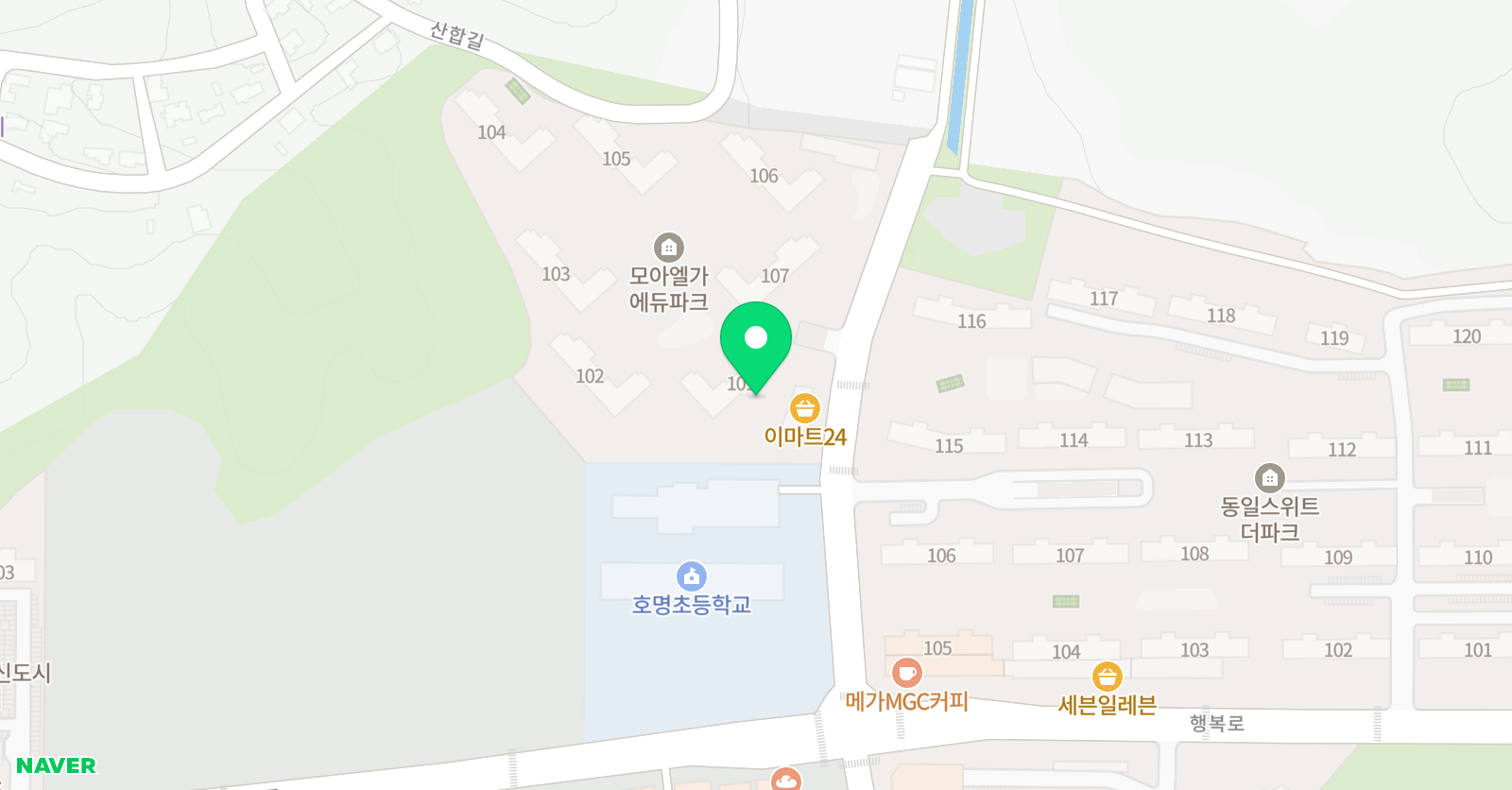 박희재 영어 위치