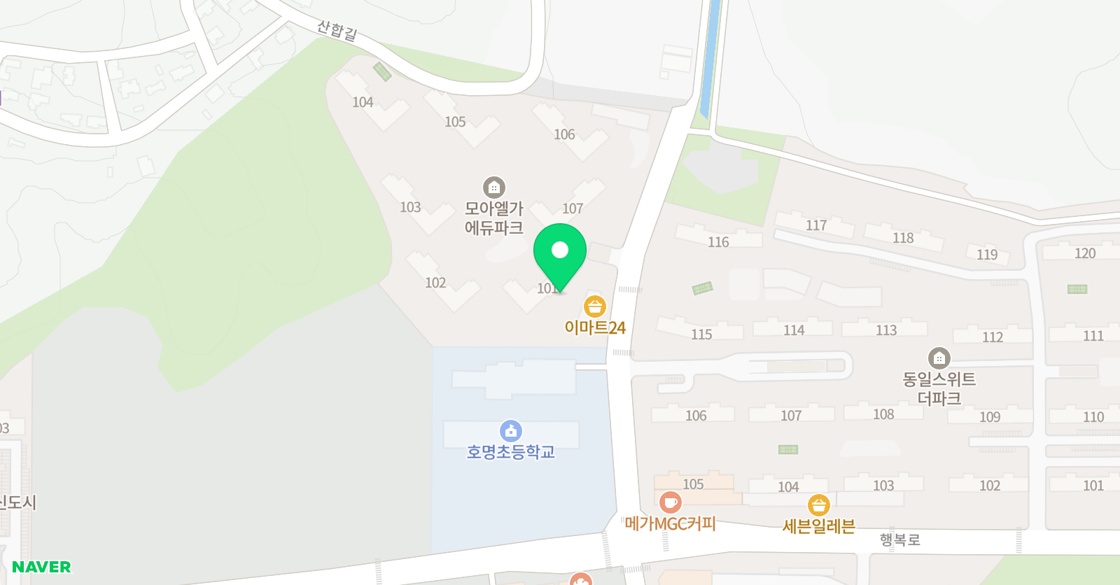 스마트해법 수학 도청모아엘가교실 위치