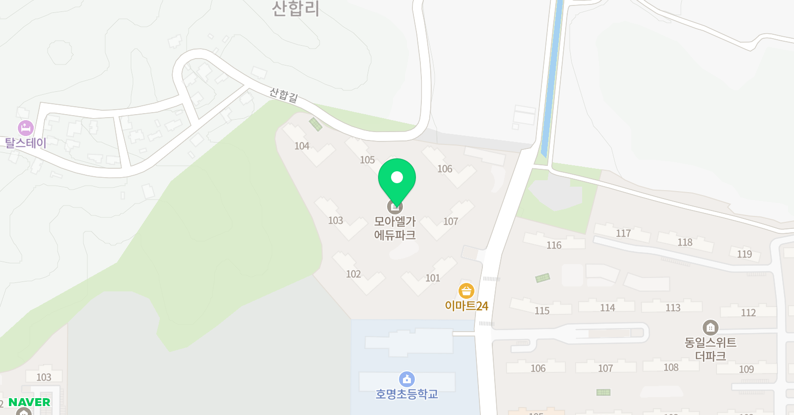 경북도청더와이즈리딩 영어학원 위치