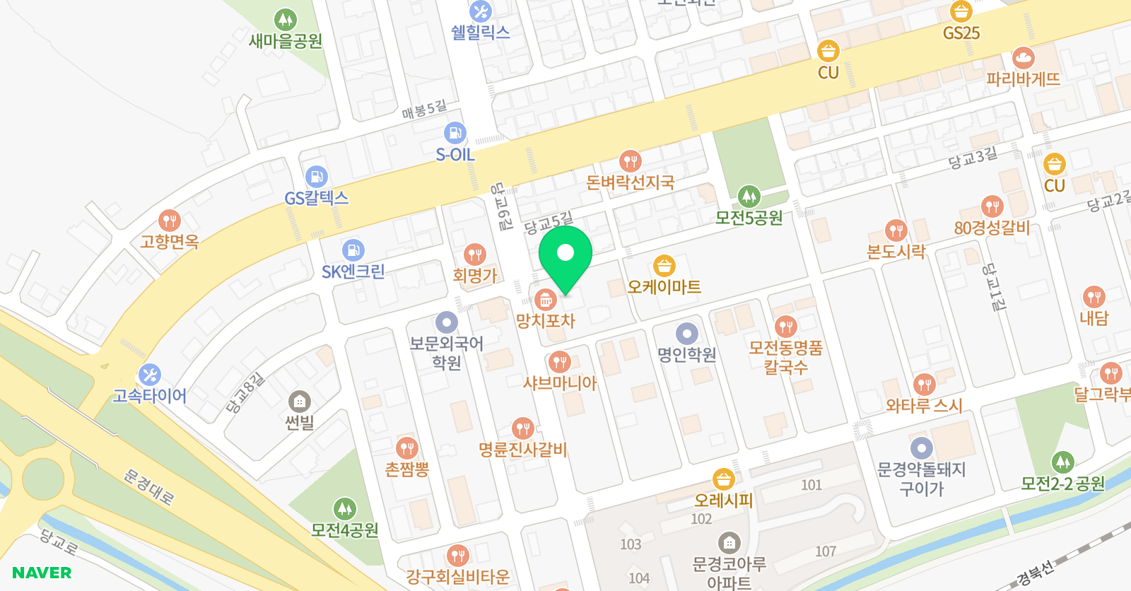 Kata 실전태권도 Gym 위치