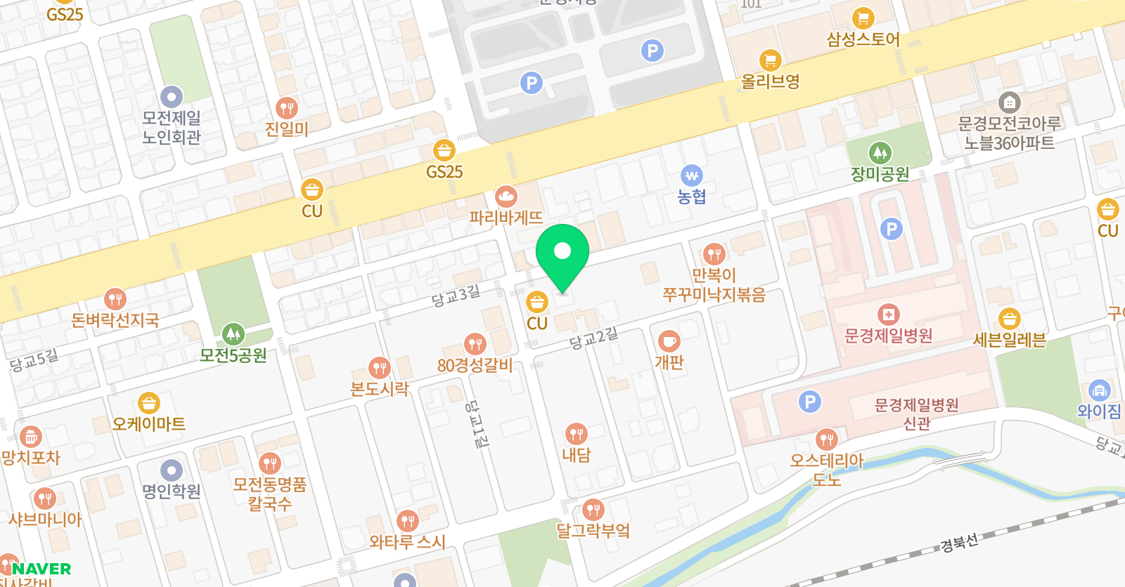 YBM ECC 문경점 위치