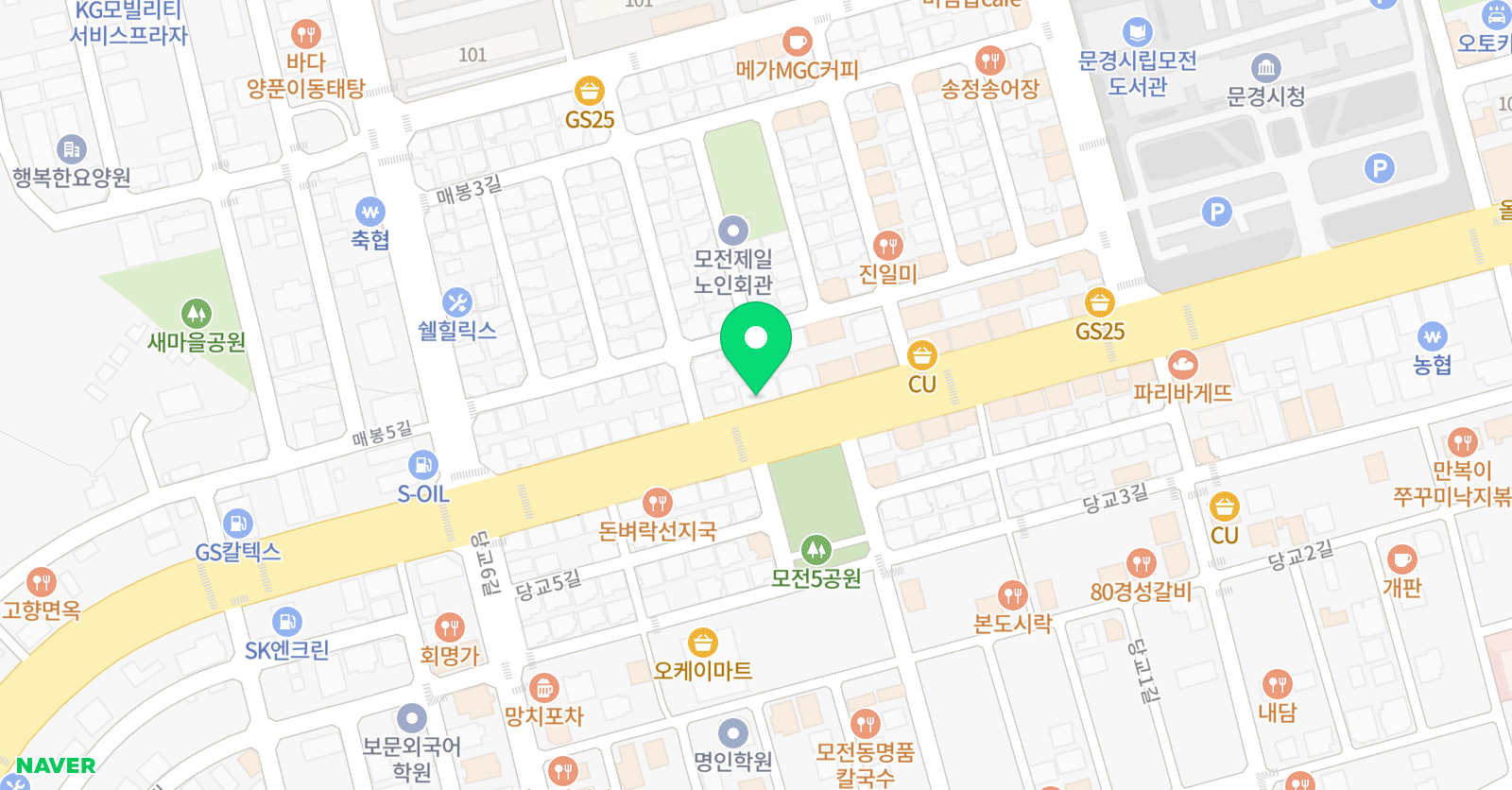 이피지 영어수학학원 위치