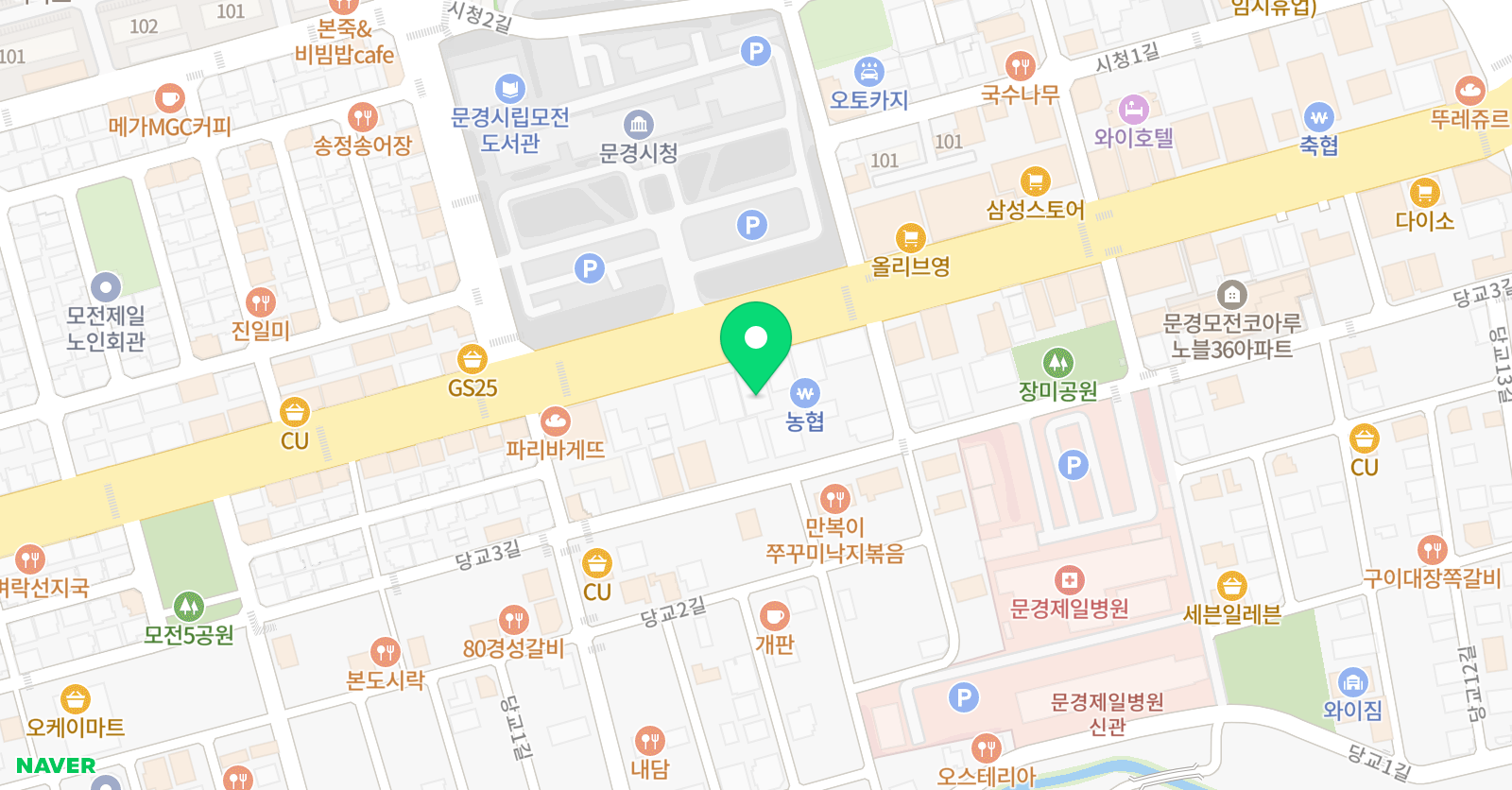 엠베스트 학원 SE 모전점 위치