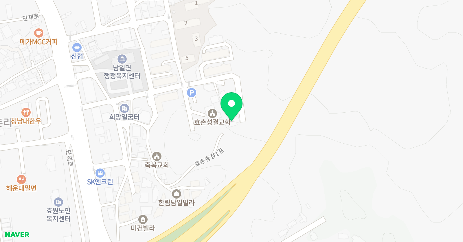 헤세드경원 태권도장 위치