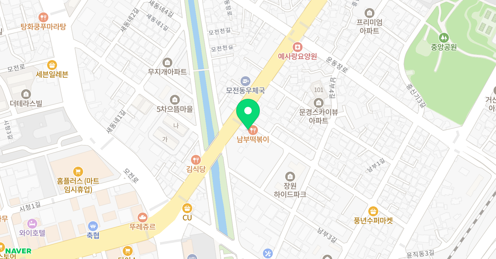 점촌 태권도 체육관 위치