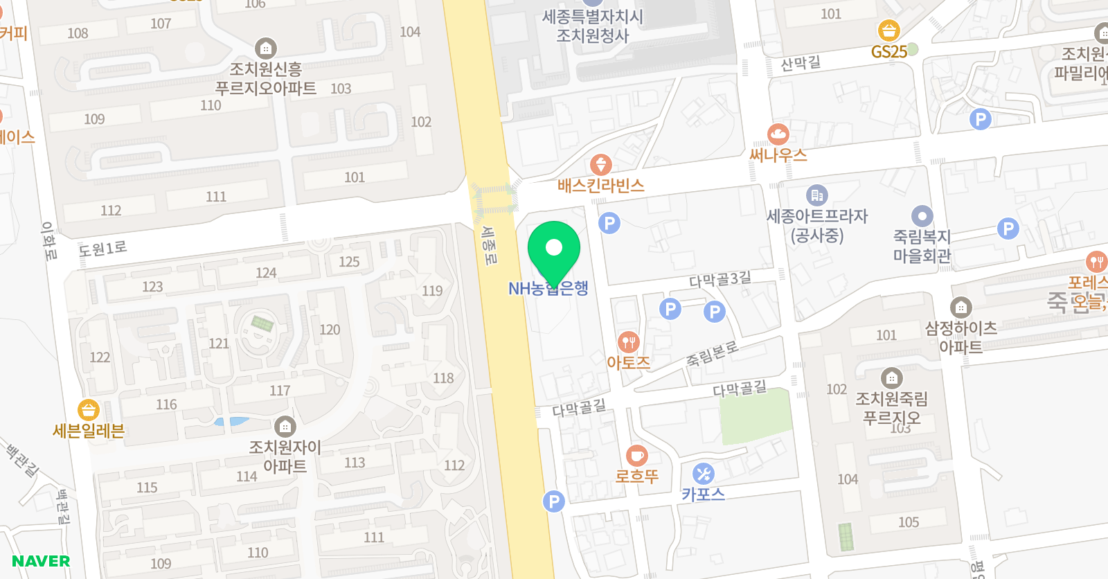 엠베스트SE 영어수학학원 위치