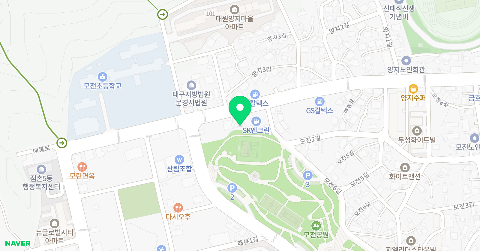 빼어날수 수학학원 위치