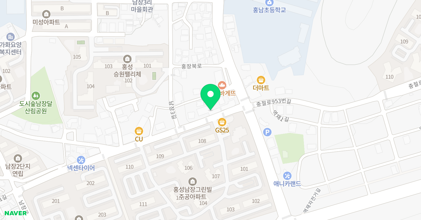 3030 영어 홍성교습소 위치