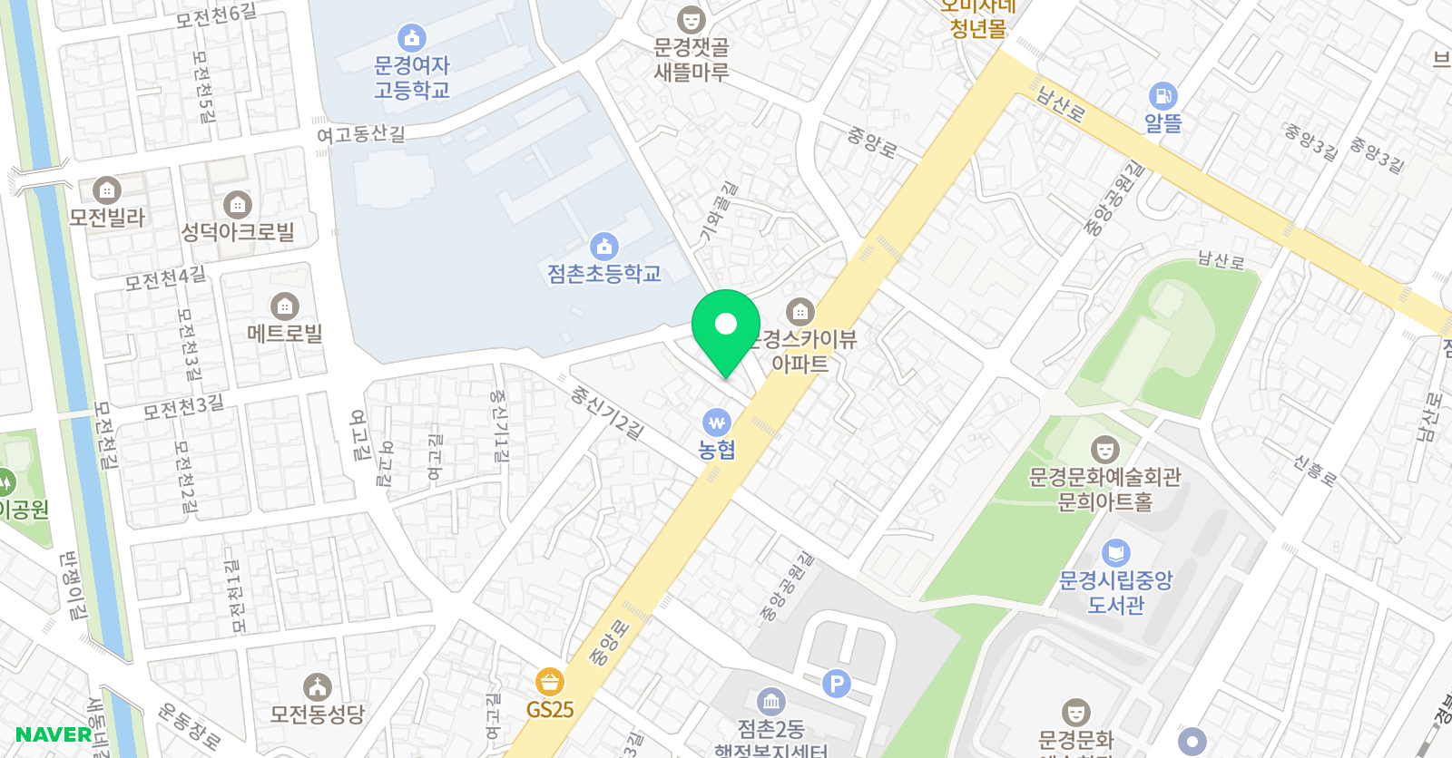 스마트해법 수학 점촌점 위치