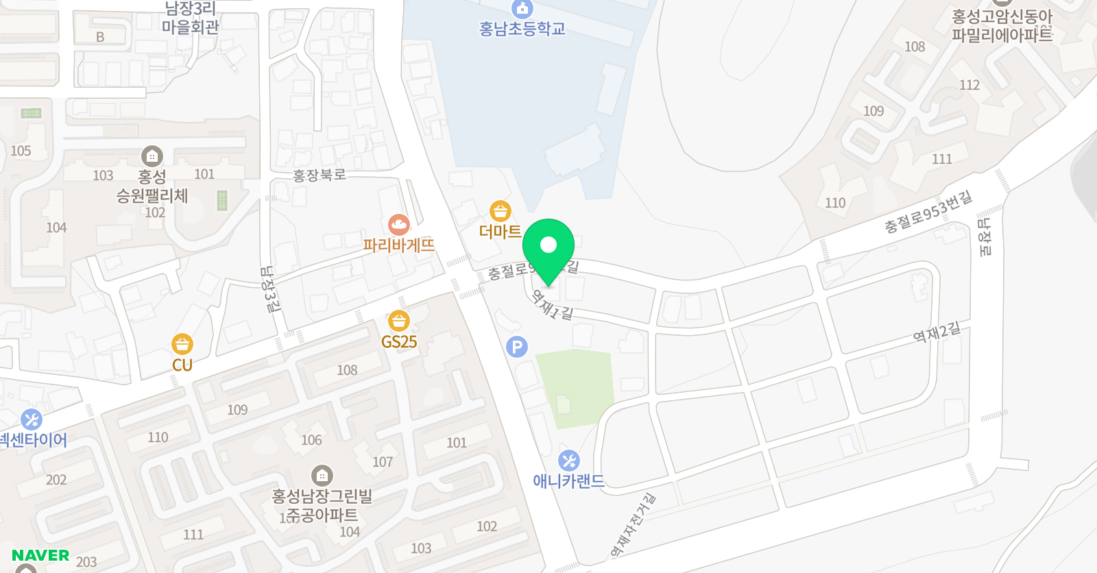 EiE고려대 어학원 충남홍성캠퍼스 위치