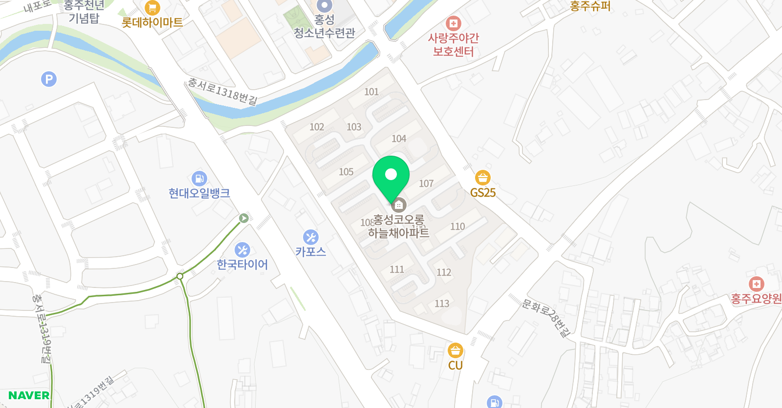 으뜸 학원 위치