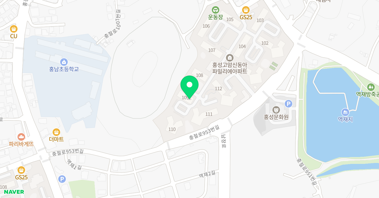 로제타스톤 영어교실 홍성신동아점 위치