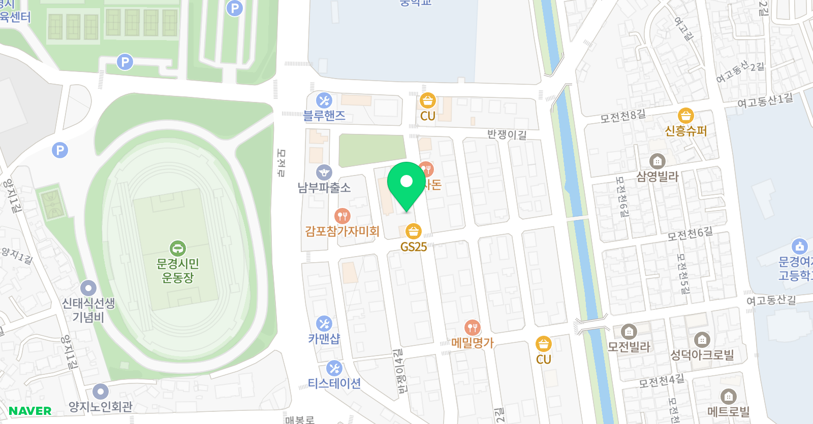 리틀팍스 어학원 문경점촌센터 위치