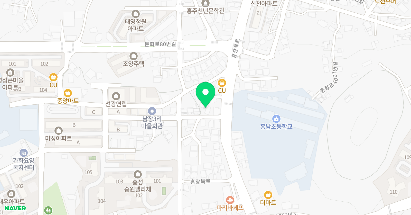 용인대홍성 태권스쿨 위치