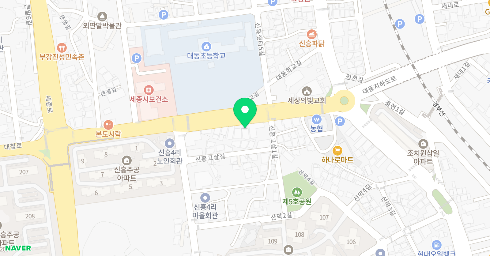패스파인더미래엔 영수학원 위치