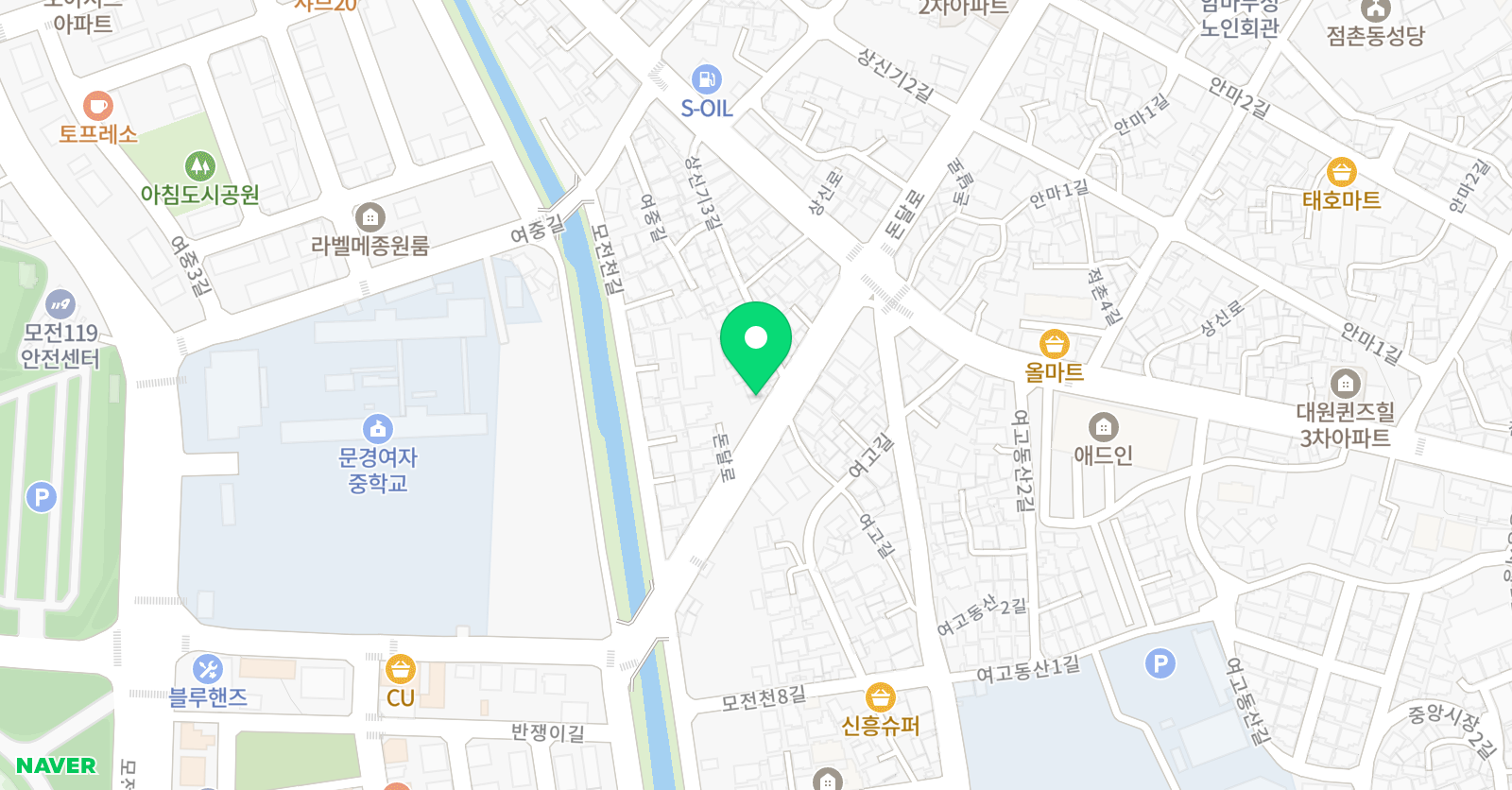 장새봄 음악학원 위치