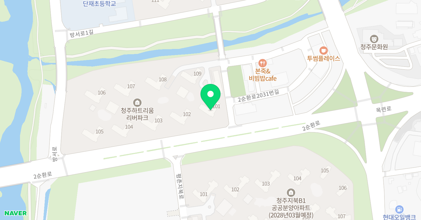 T클래스 방서두진하트리움 위치