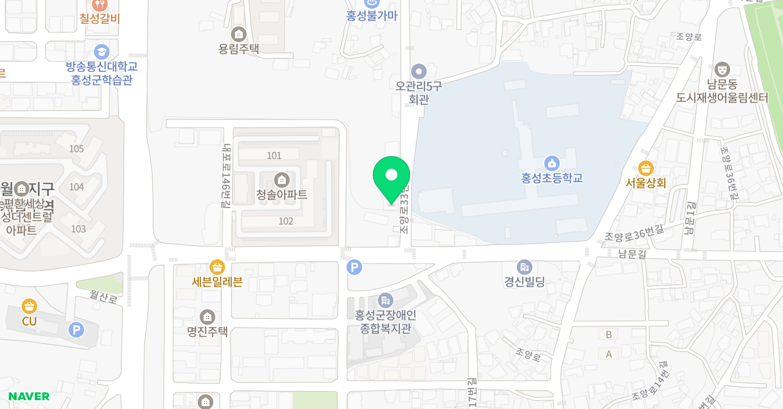 삼성 영어 수학비전학원 위치