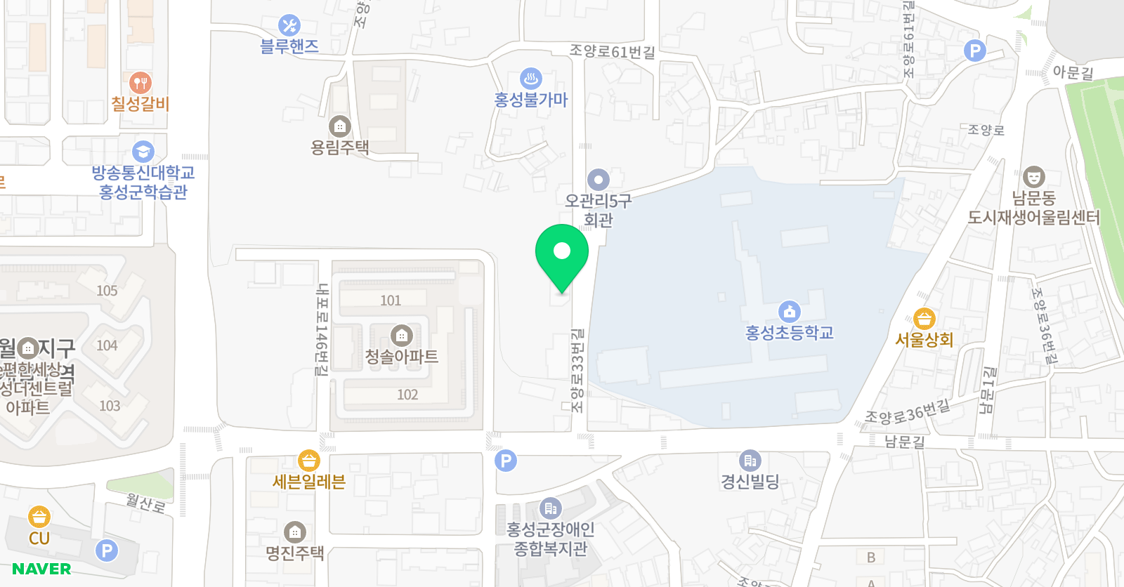 윌그로우 어학원 홍성캠퍼스 위치