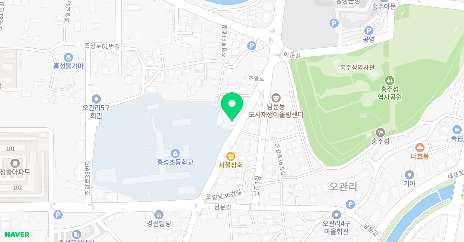 꿈꾸는화가들 미술학원 위치